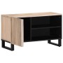 Mueble de TV madera maciza de mango 80x34x46 cm de , Almacenamiento para CD y DVD - Ref: Foro24-377512, Precio: 92,59 €, Desc...