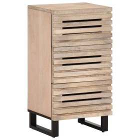 Solid mango wood sideboard 40x34x75 cm by , Lockers and storage cabinets - Ref: Foro24-377552, Price: 134,99 €, Discount: %