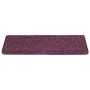 Alfombras de peldaños de escalera 15uds morado oscuro 65x21x4cm de , Alfombrillas para escalones - Ref: Foro24-326205, Precio...