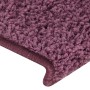 Alfombras de peldaños de escalera 15uds morado oscuro 65x21x4cm de , Alfombrillas para escalones - Ref: Foro24-326205, Precio...