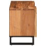 TV cabinet solid acacia wood 100x34x46 cm by , CD and DVD storage - Ref: Foro24-377505, Price: 136,35 €, Discount: %