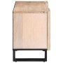 Mueble de TV madera maciza de mango 100x34x46 cm de , Almacenamiento para CD y DVD - Ref: Foro24-377507, Precio: 136,58 €, De...