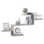 Engineered wood gray Sonoma wall shelf 104x15x49 cm by , Shelves and shelves - Ref: Foro24-853205, Price: 29,21 €, Discount: %