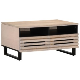 Solid mango wood coffee table 80x55x40 cm by , Coffee table - Ref: Foro24-377503, Price: 184,99 €, Discount: %