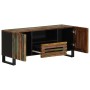 Mueble de TV madera maciza de acacia 100x34x46 cm de , Almacenamiento para CD y DVD - Ref: Foro24-377508, Precio: 135,62 €, D...