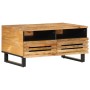 Solid rough mango wood coffee table 80x55x40 cm by , Coffee table - Ref: Foro24-377501, Price: 187,99 €, Discount: %