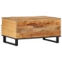 Solid rough mango wood coffee table 80x55x40 cm by , Coffee table - Ref: Foro24-377501, Price: 187,99 €, Discount: %