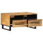 Solid rough mango wood coffee table 80x55x40 cm by , Coffee table - Ref: Foro24-377501, Price: 187,99 €, Discount: %