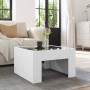 Coffee table with Infinity LED white 50x50x30 cm by , Coffee table - Ref: Foro24-847602, Price: 84,99 €, Discount: %