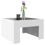 Coffee table with Infinity LED white 50x50x30 cm by , Coffee table - Ref: Foro24-847602, Price: 84,99 €, Discount: %