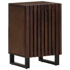 Solid mango wood bathroom cabinet in brown, 38x34x58 cm. by , Bathroom furniture - Ref: Foro24-377541, Price: 80,99 €, Discou...