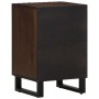 Solid mango wood bathroom cabinet in brown, 38x34x58 cm. by , Bathroom furniture - Ref: Foro24-377541, Price: 80,60 €, Discou...