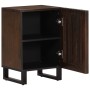 Solid mango wood bathroom cabinet in brown, 38x34x58 cm. by , Bathroom furniture - Ref: Foro24-377541, Price: 80,60 €, Discou...