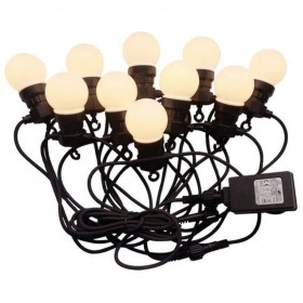 HI LED Light Garland with 20 balls 1250cm by , Outdoor lighting - Ref: Foro24-429130, Price: 42,30 €, Discount: %