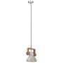 Industrial hanging lamp 25 W silver round 19 cm E27 by , Lamps - Ref: Foro24-320531, Price: 43,66 €, Discount: %