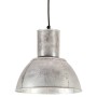 Round hanging lamp 25 W silver 28.5 cm E27 by , Lamps - Ref: Foro24-320567, Price: 34,47 €, Discount: %