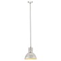 Round hanging lamp 25 W silver 28.5 cm E27 by , Lamps - Ref: Foro24-320567, Price: 34,47 €, Discount: %