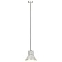 Round hanging lamp 25 W silver 17 cm E27 by , Lamps - Ref: Foro24-320571, Price: 27,99 €, Discount: %