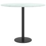 Tablero de mesa diseño mármol vidrio templado blanco Ø50x0,8 cm de , Tableros para mesas - Ref: Foro24-322247, Precio: 27,99 ...