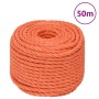 Cuerda de trabajo polipropileno naranja 20 mm 50 m de , Sogas y cuerdas metálicas - Ref: Foro24-152952, Precio: 63,74 €, Desc...