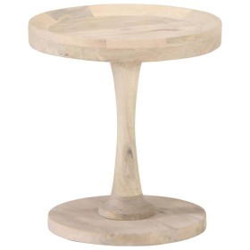 Mesa auxiliar de madera maciza de mango Ø40x45 cm de , Mesas auxiliares - Ref: Foro24-320600, Precio: 82,99 €, Descuento: %