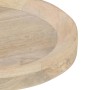 Mesa auxiliar de madera maciza de mango Ø40x45 cm de , Mesas auxiliares - Ref: Foro24-320600, Precio: 82,01 €, Descuento: %