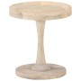 Mesa auxiliar de madera maciza de mango Ø40x45 cm de , Mesas auxiliares - Ref: Foro24-320600, Precio: 82,01 €, Descuento: %