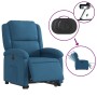 Sillón eléctrico reclinable elevable de terciopelo azul de , Sillones - Ref: Foro24-3204332, Precio: 318,35 €, Descuento: %