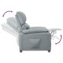 Sillón reclinable de tela gris claro de , Sillones - Ref: Foro24-344903, Precio: 177,93 €, Descuento: %