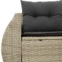 Garden sofa with cushions, 2 seats, light gray synthetic rattan by , Outdoor sofas - Ref: Foro24-366186, Price: 185,51 €, Dis...