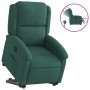 Sillón eléctrico reclinable elevable de terciopelo verde oscuro de , Sillones - Ref: Foro24-3204324, Precio: 318,35 €, Descue...