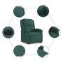 Sillón eléctrico reclinable elevable de terciopelo verde oscuro de , Sillones - Ref: Foro24-3204324, Precio: 318,35 €, Descue...