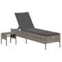 Set of 3-piece synthetic rattan sun loungers with gray cushions by , Loungers - Ref: Foro24-3284265, Price: 304,81 €, Discoun...