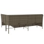 Gartensofa in L-Form mit grauen Kissen aus synthetischem Rattan. von , Outdoor-Sofas - Ref: Foro24-369002, Preis: 348,48 €, R...