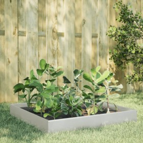 Stainless steel planter 100x100x26 cm by , Pots and planters - Ref: Foro24-851021, Price: 68,99 €, Discount: %