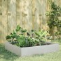 Jardinera de acero inoxidable 100x100x33,5 cm de , Maceteros y jardineras - Ref: Foro24-851028, Precio: 84,99 €, Descuento: %