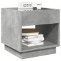 Bedside table with Infinity LED gray concrete 50x50x50 cm by , Nightstands - Ref: Foro24-3284087, Price: 103,04 €, Discount: %