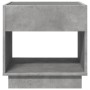 Bedside table with Infinity LED gray concrete 50x50x50 cm by , Nightstands - Ref: Foro24-3284087, Price: 103,04 €, Discount: %