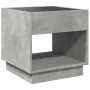 Bedside table with Infinity LED gray concrete 50x50x50 cm by , Nightstands - Ref: Foro24-3284087, Price: 103,04 €, Discount: %