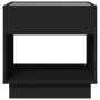 Mesita de noche con Infinity LED negra 50x50x50 cm de , Mesitas de noche - Ref: Foro24-3284085, Precio: 106,48 €, Descuento: %