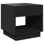 Mesita de noche con Infinity LED negra 50x50x50 cm de , Mesitas de noche - Ref: Foro24-3284085, Precio: 106,48 €, Descuento: %