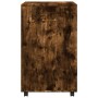 Wheeled cabinet made of smoked oak engineered wood, measuring 60x48x81 cm. by , Filing cabinets - Ref: Foro24-853168, Price: ...