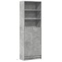 Sideboard with LED in gray concrete engineered wood 69x32.5x200 cm by , Sideboards - Ref: Foro24-3307908, Price: 167,66 €, Di...