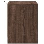 Bedside tables with LED lights 2 units engineered wood oak brown by , Nightstands - Ref: Foro24-852060, Price: 103,01 €, Disc...