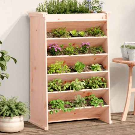 Planter herbs 6 levels solid Douglas fir wood 69x40x101.5cm by , Pots and planters - Ref: Foro24-855051, Price: 92,70 €, Disc...