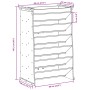 Planter herbs 6 levels solid Douglas fir wood 69x40x101.5cm by , Pots and planters - Ref: Foro24-855051, Price: 92,70 €, Disc...