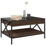 Coffee table with Infinity LED brown oak 70x50x38 cm by , Coffee table - Ref: Foro24-847706, Price: 108,99 €, Discount: %