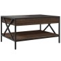 Coffee table with Infinity LED brown oak 70x50x38 cm by , Coffee table - Ref: Foro24-847706, Price: 108,99 €, Discount: %