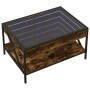 Mesa de centro con Infinity LED roble ahumado 70x50x38 cm de , Mesas de centro - Ref: Foro24-847704, Precio: 105,99 €, Descue...