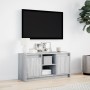 TV stand with LED in gray Sonoma engineered wood 100x34x50 cm by , TV Furniture - Ref: Foro24-852192, Price: 82,90 €, Discoun...